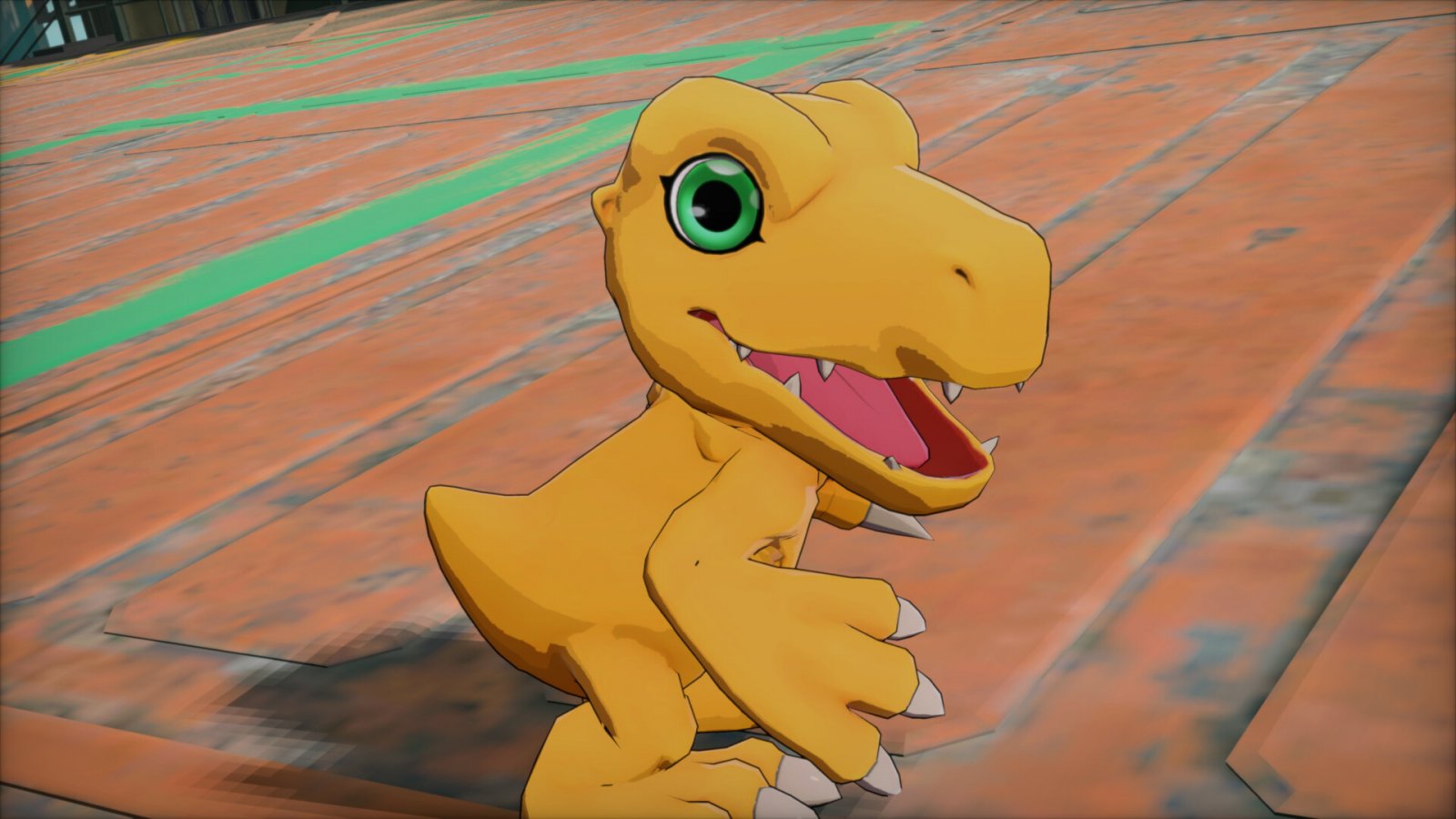 Agumon in Digimon Story: Time Stranger