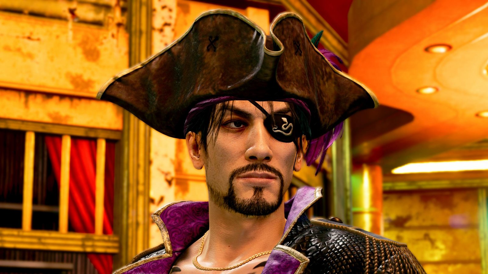 Il protagonista di Like a Dragon: Pirate Yakuza in Hawaii