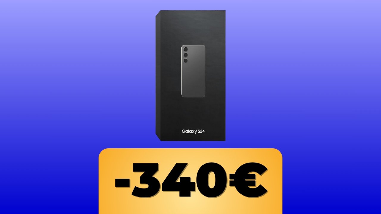 Samsung Galaxy S24 E1 Onyx Black 256GB in offerta su Amazon