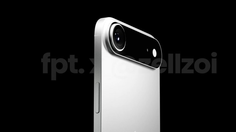 Il render di iPhone 17 Air condiviso da Front Page Tech Il render di iPhone 17 Air condiviso da Front Page Tech