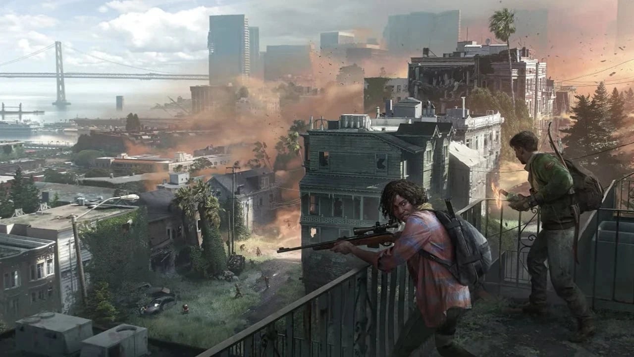 Un'illustrazione ufficiale di The Last of Us Online