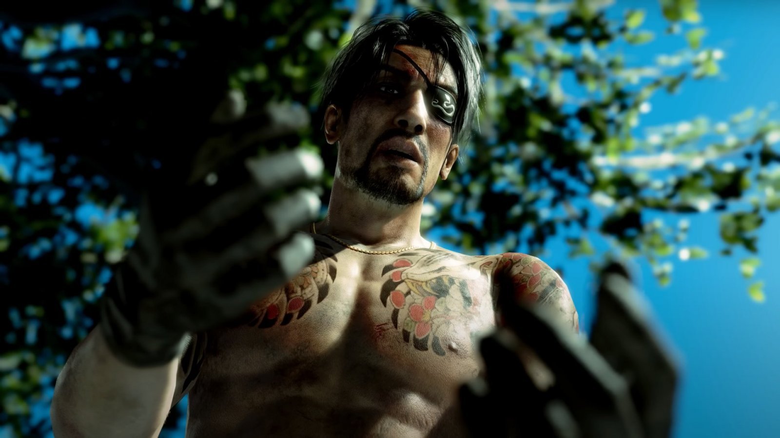 Goro Majima in Like a Dragon: Pirate Yakuza in Hawaii