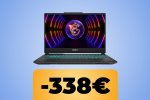 Il notebook da gaming MSI Cyborg 15 con RTX 4060 è in sconto al prezzo minimo storico su Amazon - Notizia