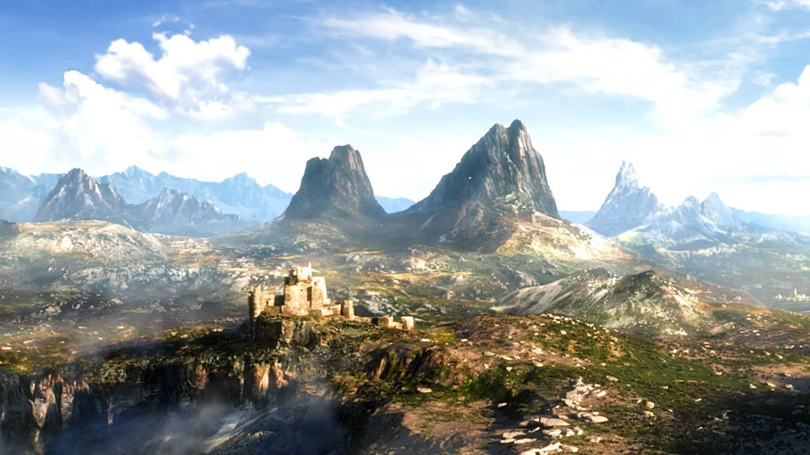 Un fotogramma del famoso teaser trailer di The Elder Scrolls 6