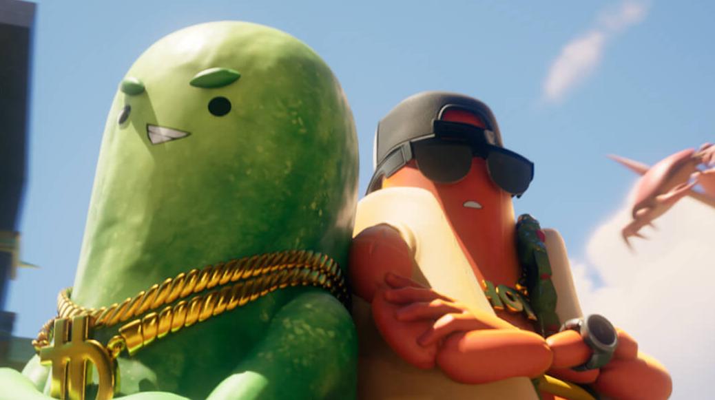 Due personaggi di Fortnite