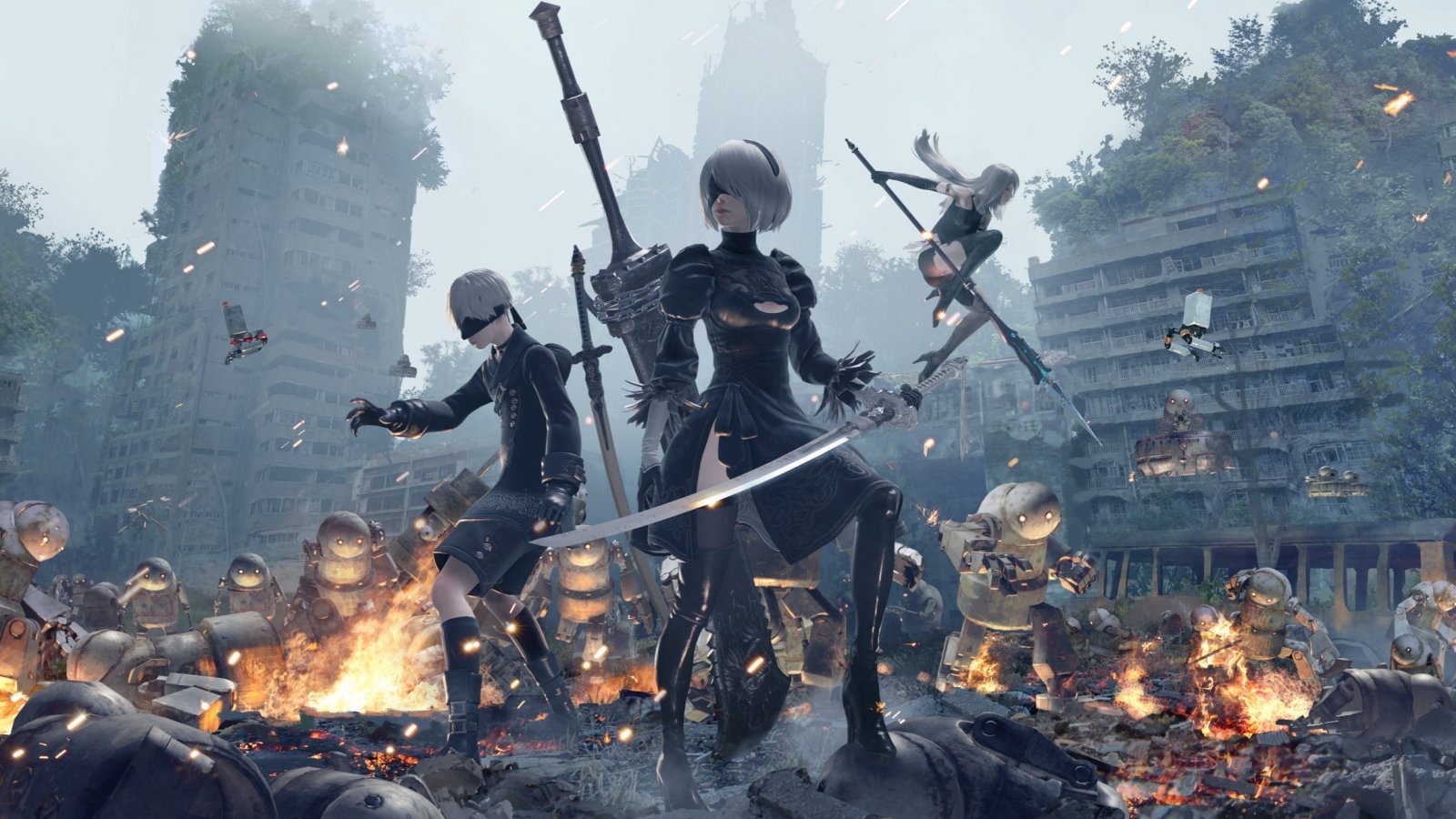 La copertina di Nier: Automata