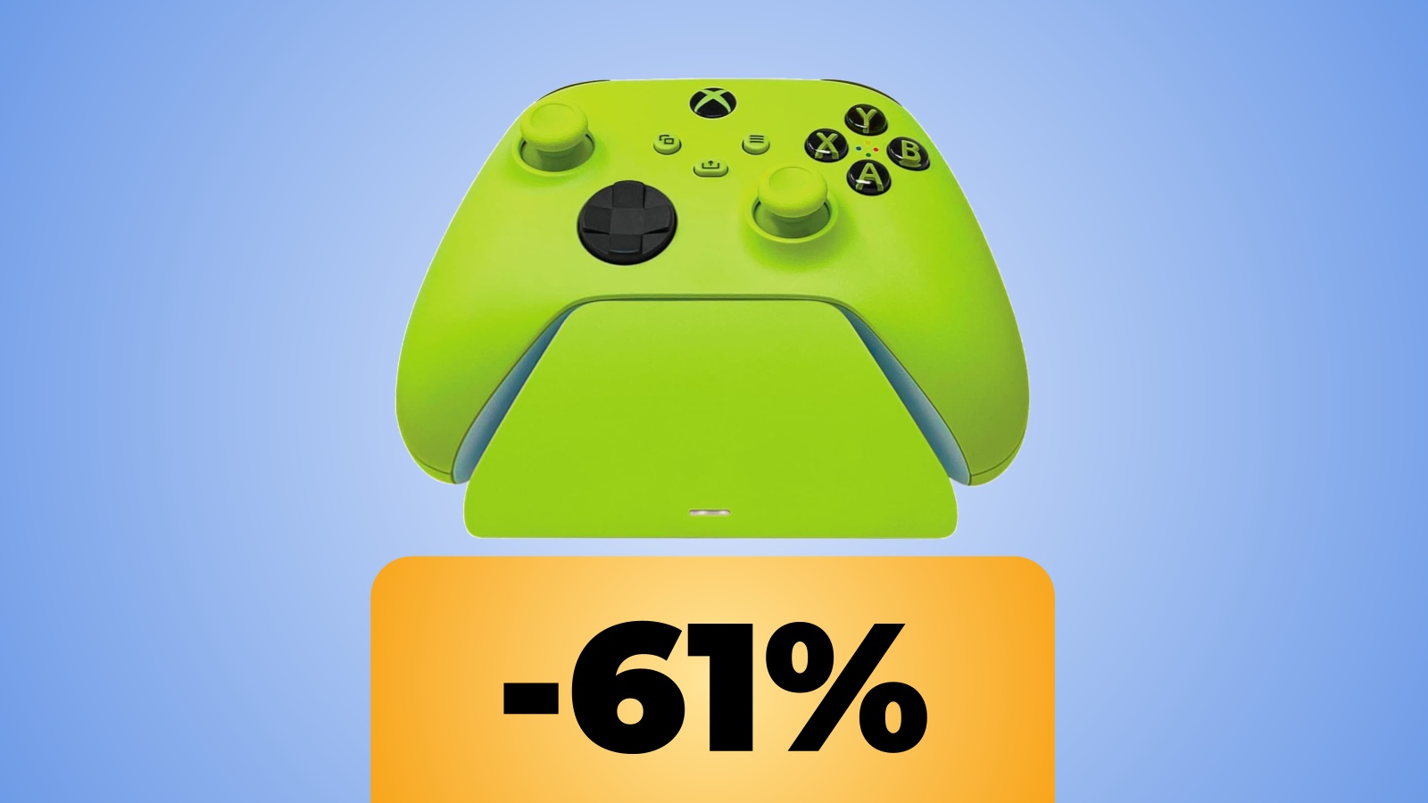 base di ricarica Razer per Xbox e lo sconto
