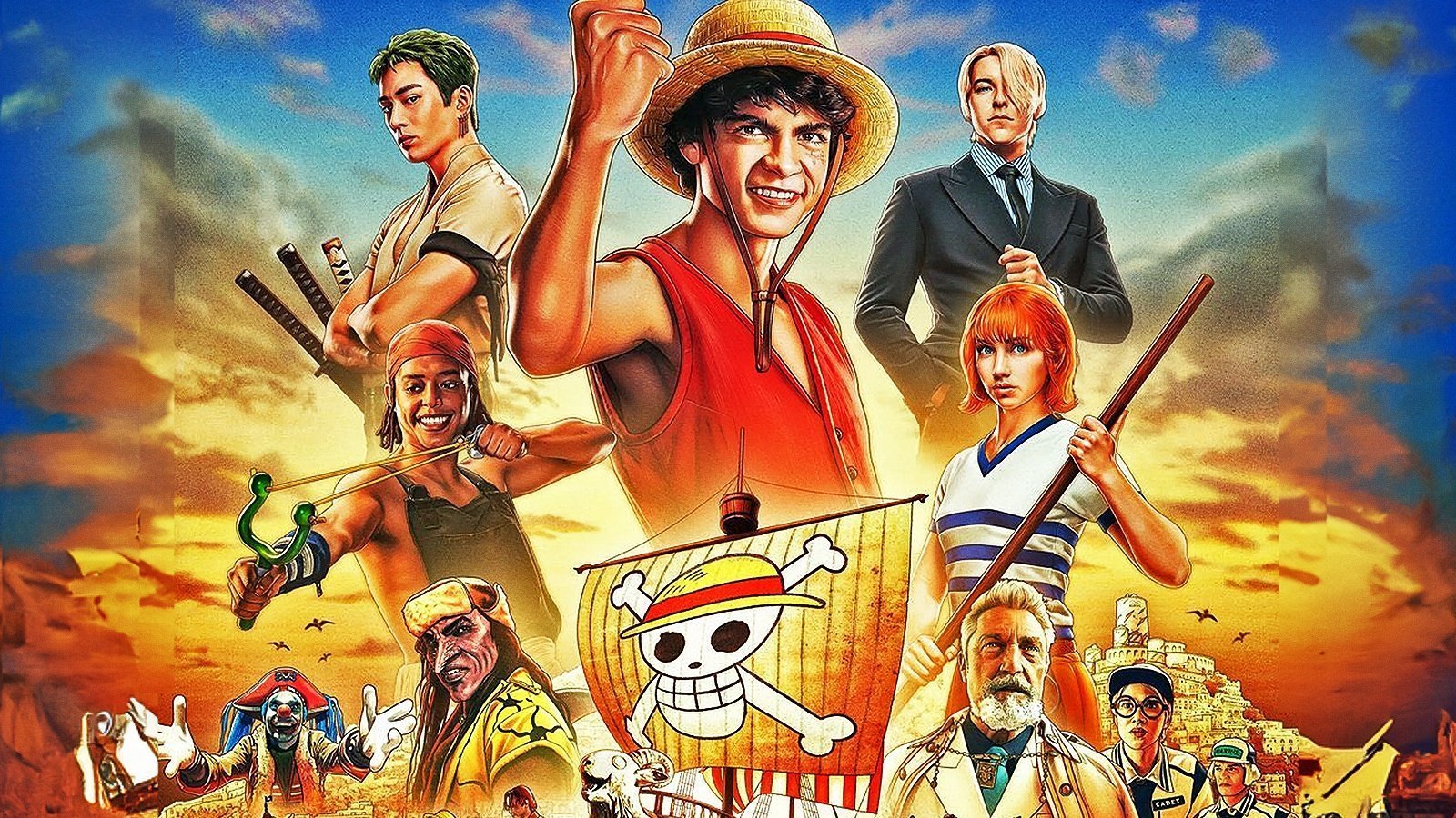 Il cast di One Piece