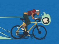 Wheel World, Annapurna Interactive ci porta in un mondo dove vita e morte scorrono in sella alla bici