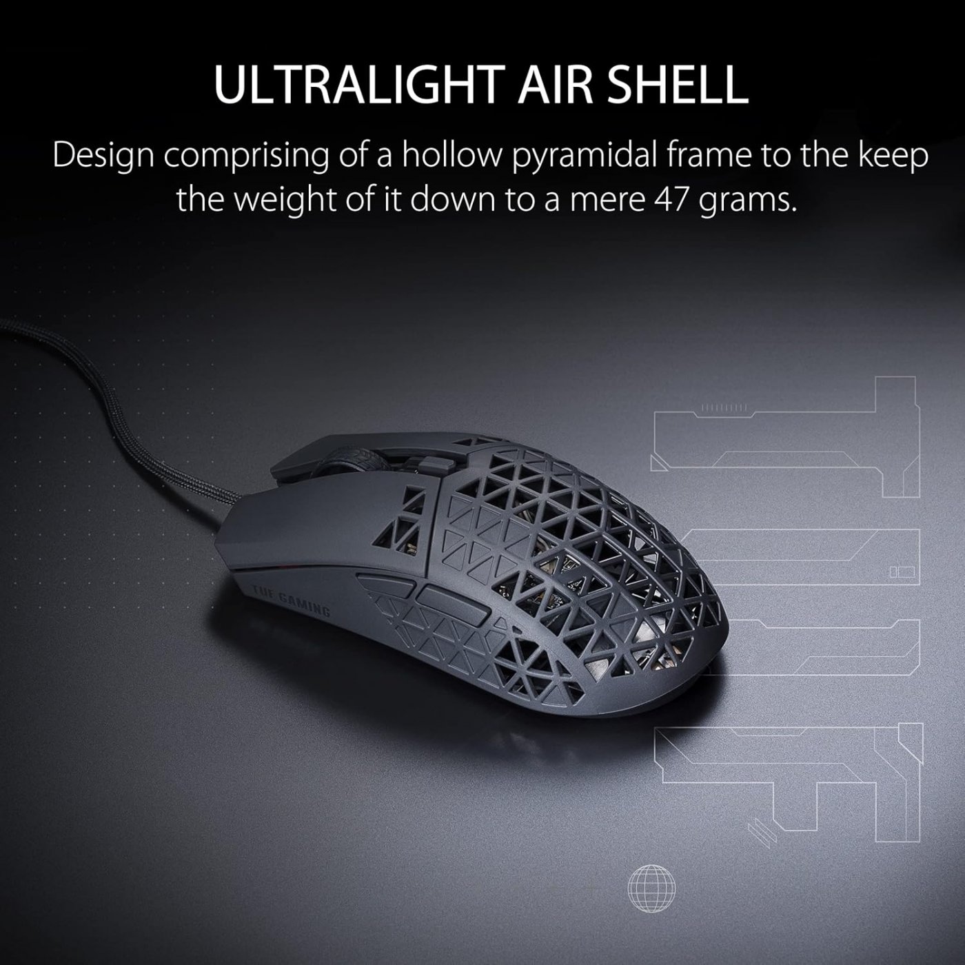 Il mouse ASUS TUF Gaming M4 Air