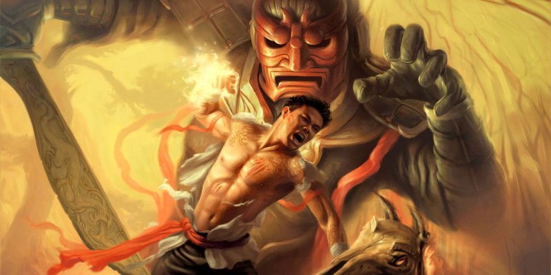Un'illustrazione di Jade Empire