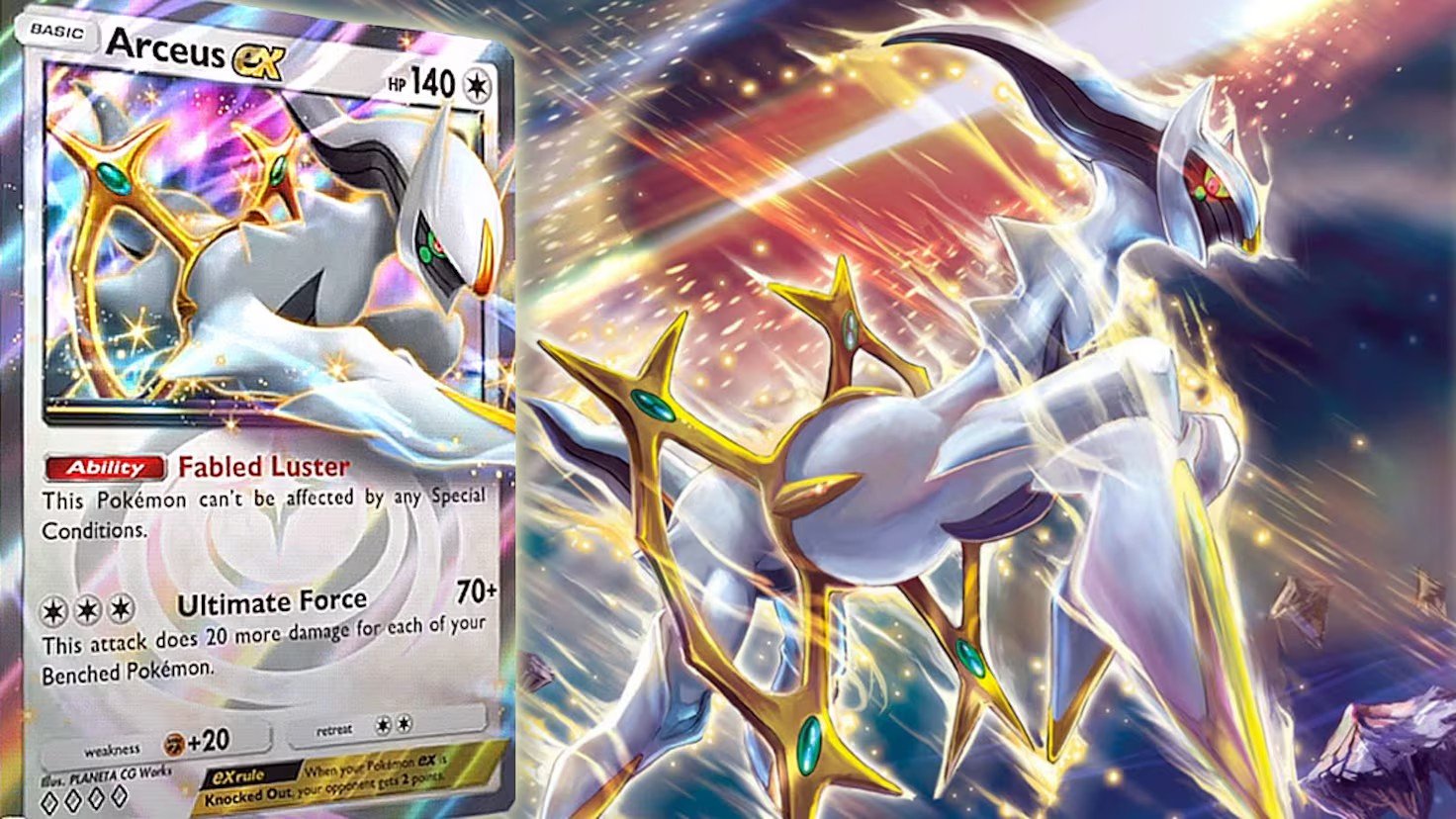 Arceus ex in GCC Pokémon Pocket