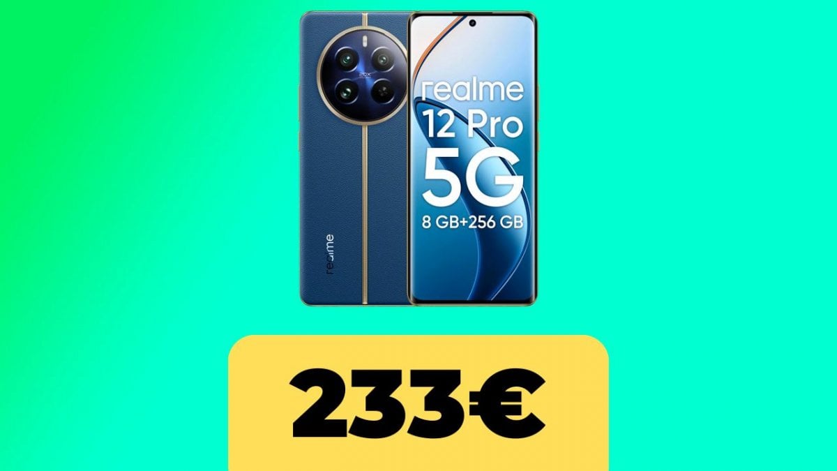 Realme 12 Pro 5G，智能手機在亞馬遜意大利的歷史最低限度運行