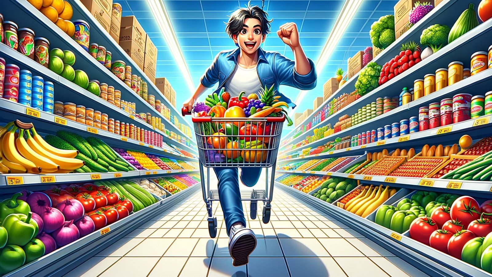 La copertina di Supermarket Shopping Simulator