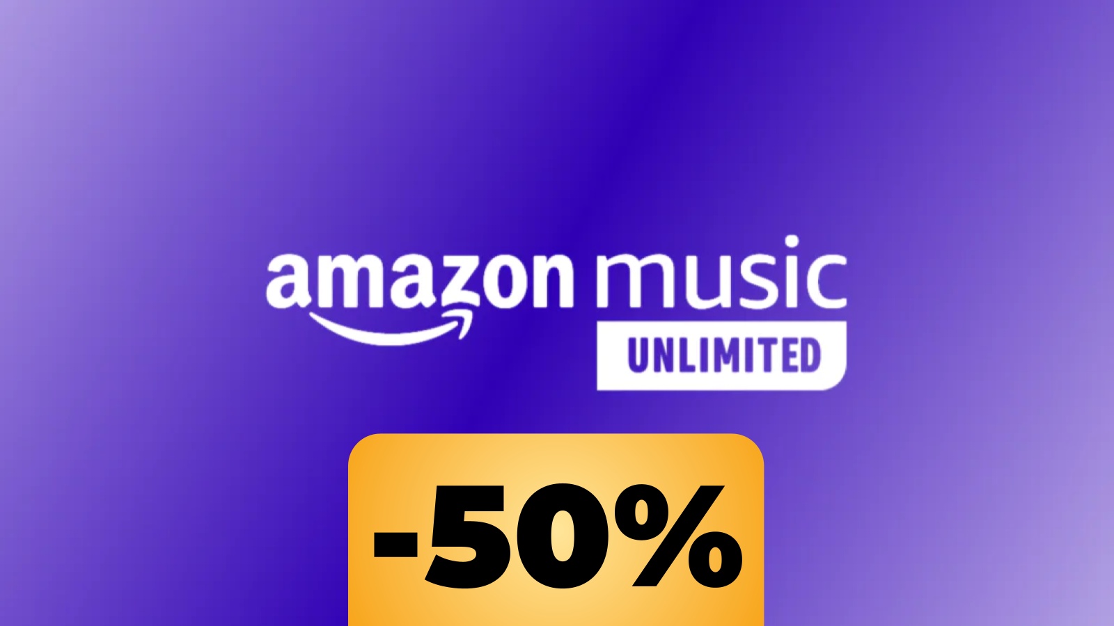 Amazon Music Unlimited e lo sconto