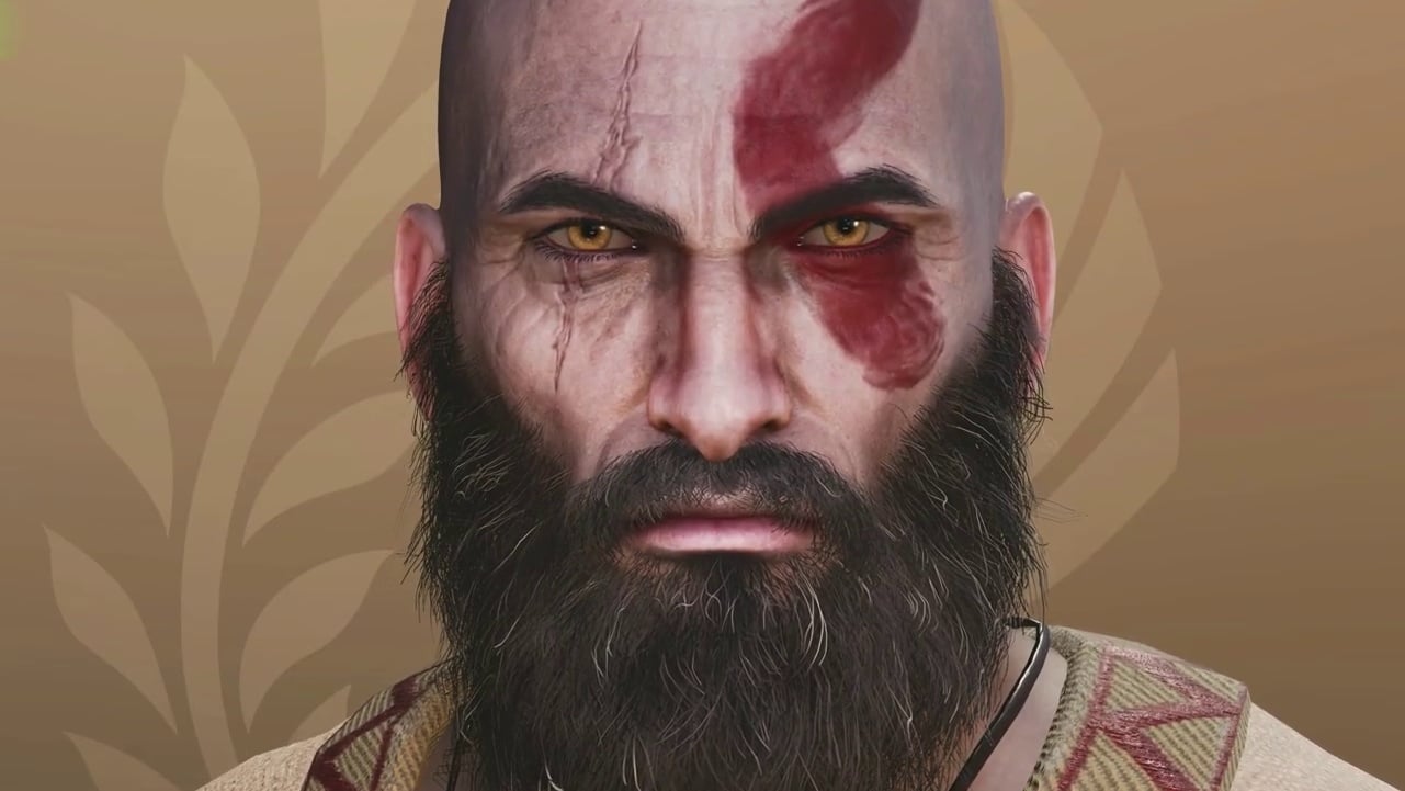 Kratos in Monster Hunter Wilds