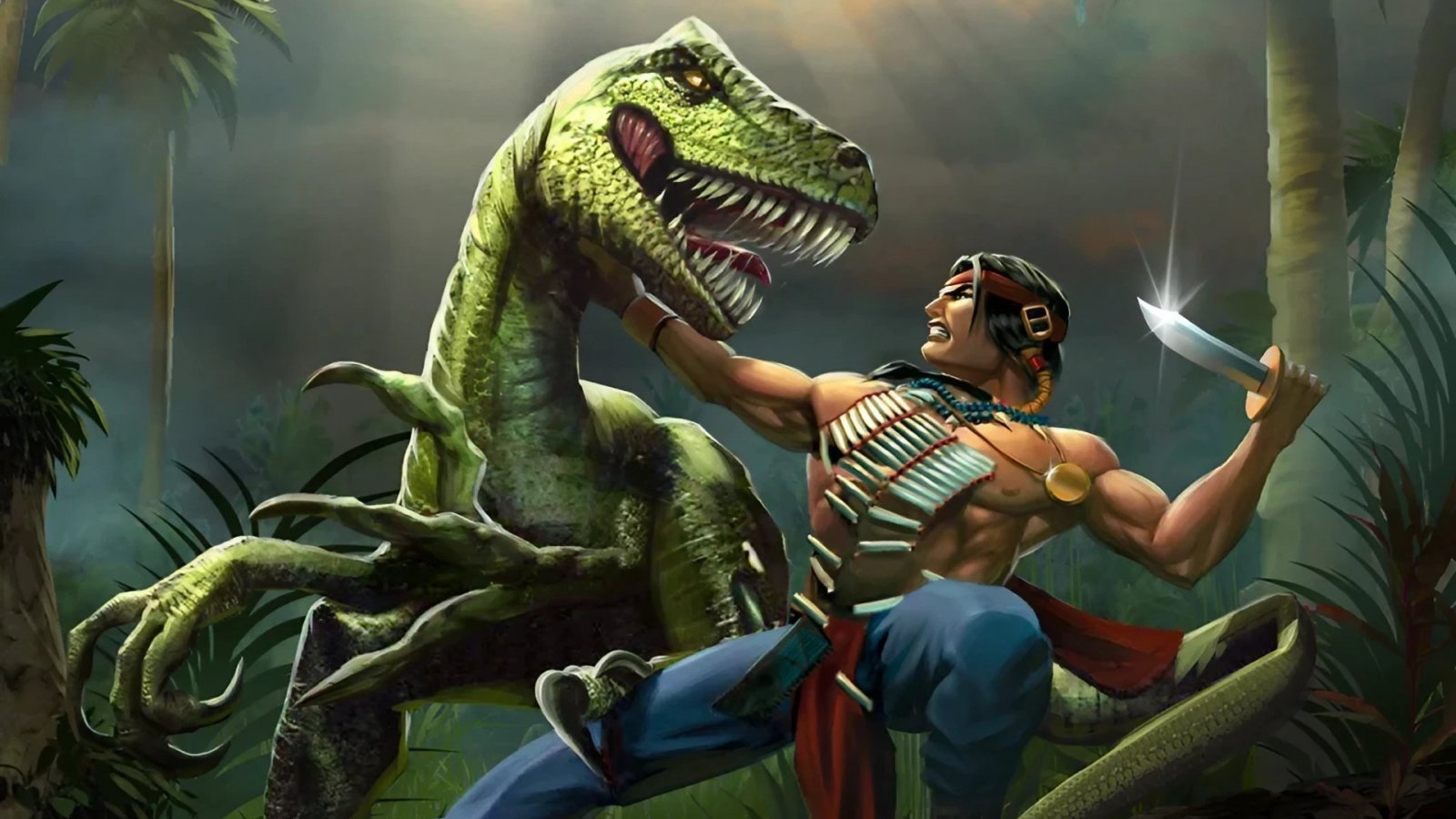 L'artwork ufficiale di Turok