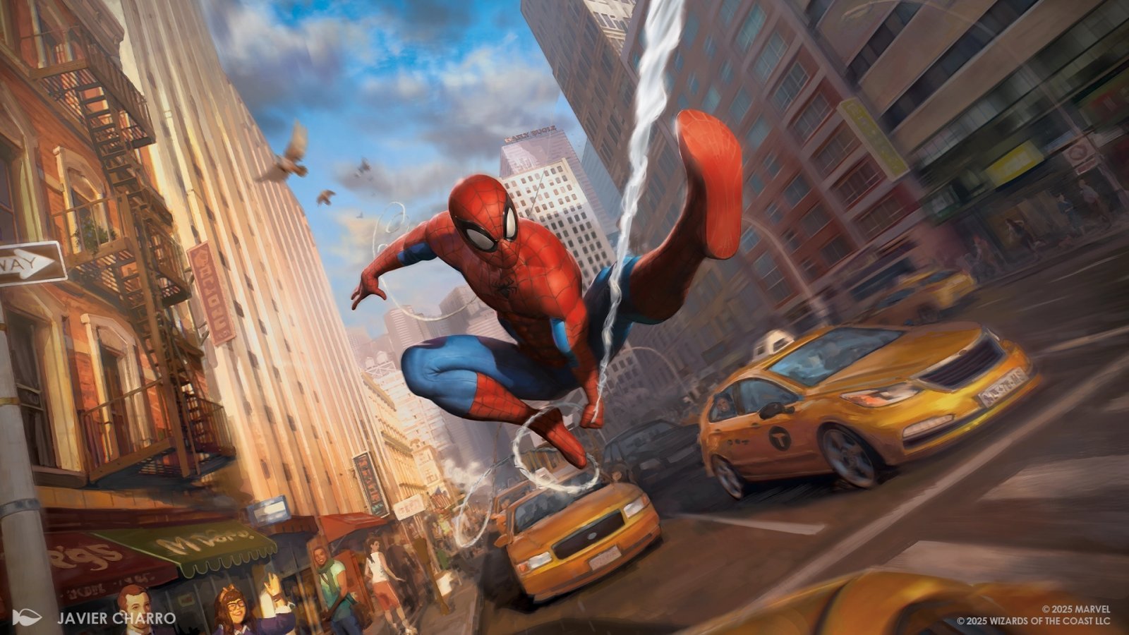 Un artwork di Spider-man