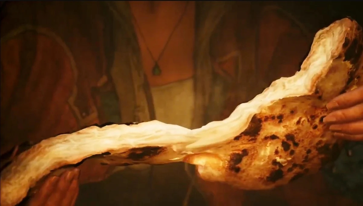 Una scena culinaria in Monster Hunter Wilds