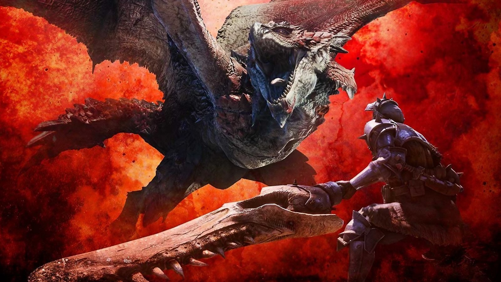 Un artwork del primo Monster Hunter