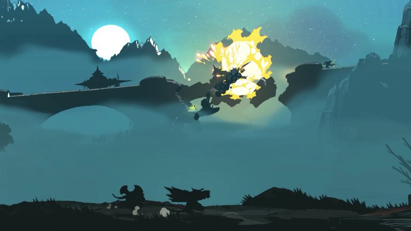 All'inizio dell'avventura vediamo sullo sfondo i ribelli combattere contro L'Ordine Cremisi All'inizio dell'avventura vediamo sullo sfondo i ribelli combattere contro L'Ordine Cremisi