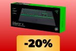 Razer Ornata V3 X in offerta su Amazon: tastiera gaming ergonomica con RGB e interruttori ibridi - Notizia