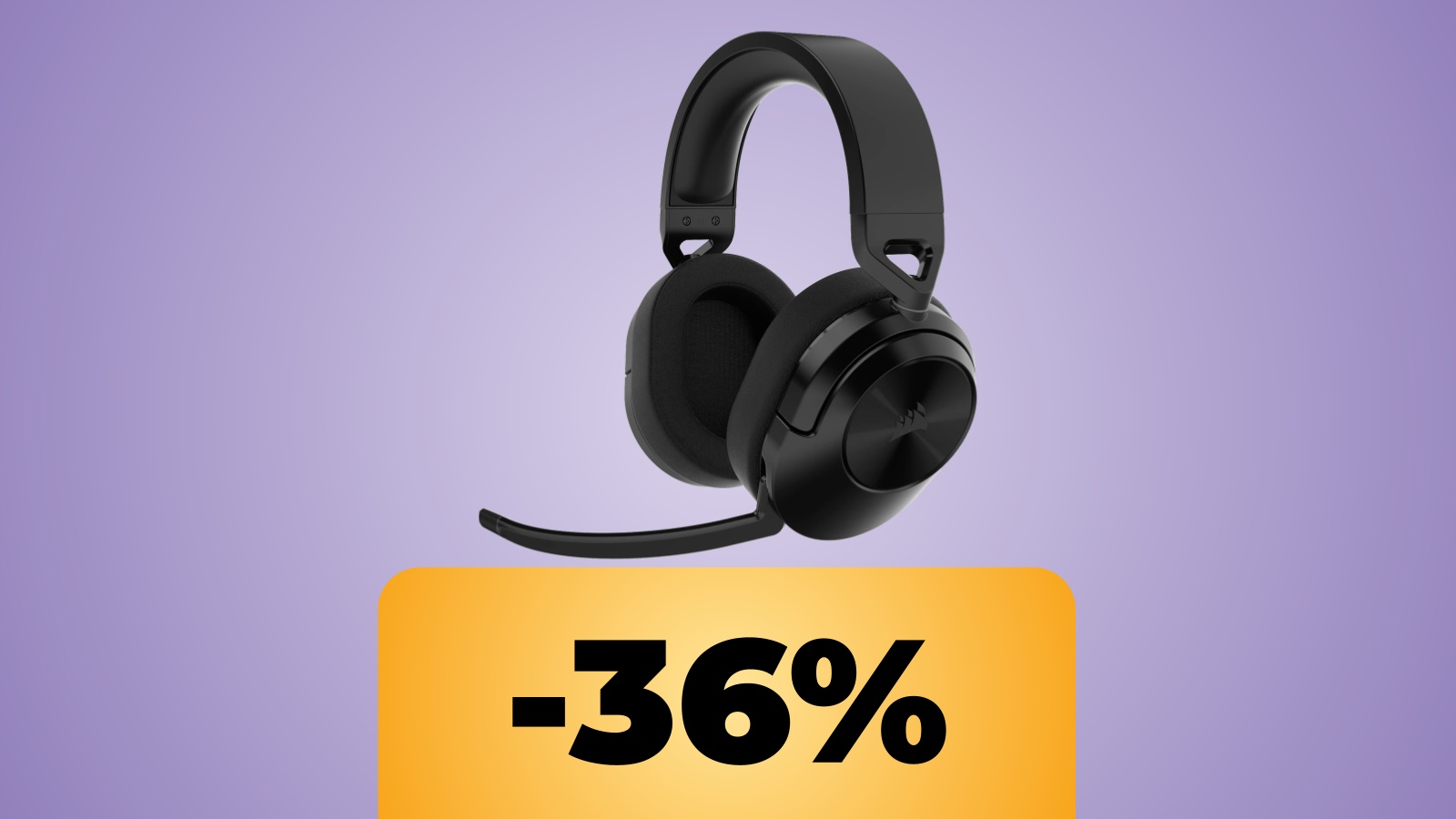 cuffie da gioco Corsair HS55 Wireless Core e lo sconto