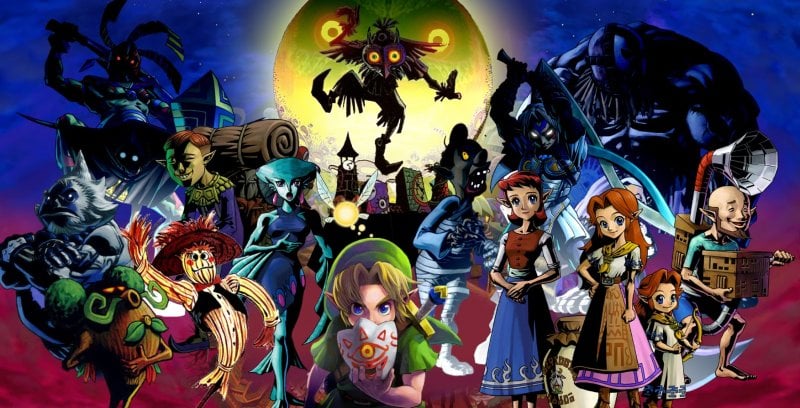 Tutti i personaggi di Majora's Mask sono recuperati da Ocarina of Time e totalmente mutati nel ruolo