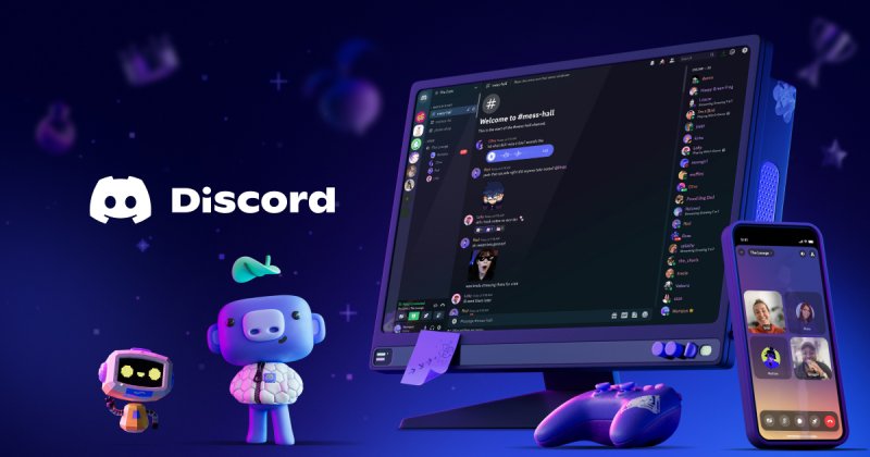 Un'illustrazione du Discord
