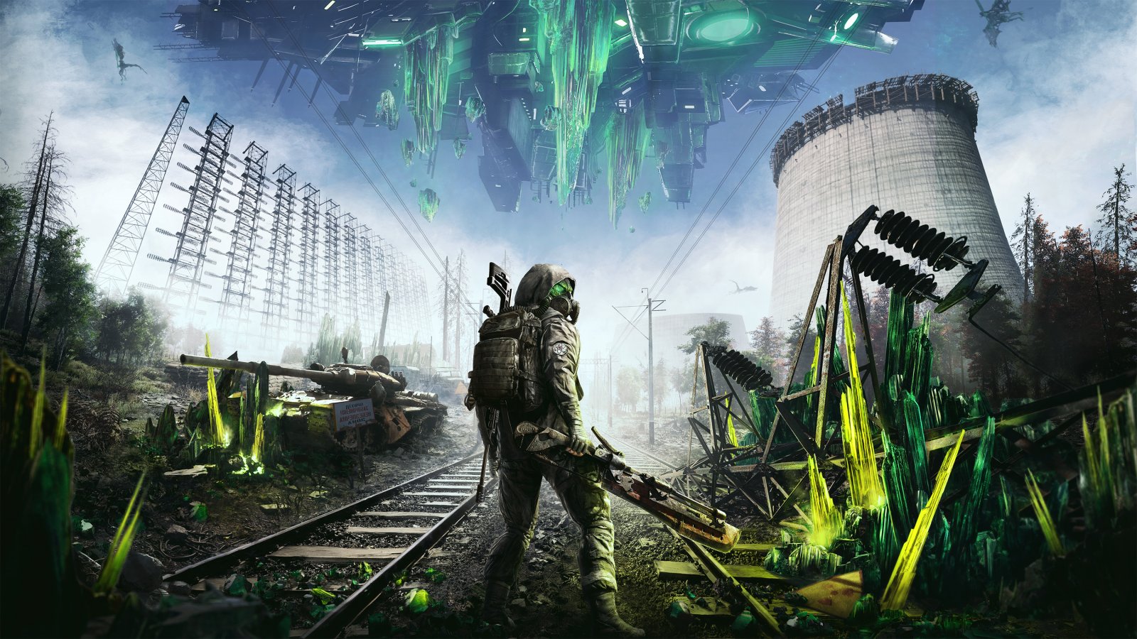 La zona con al centro il protagonista di Chernobylite 2