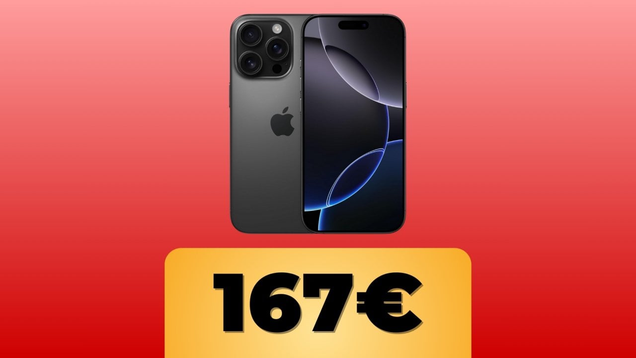 Apple iPhone 16 Pro 256GB in offerta su Amazon ad un ottimo prezzo