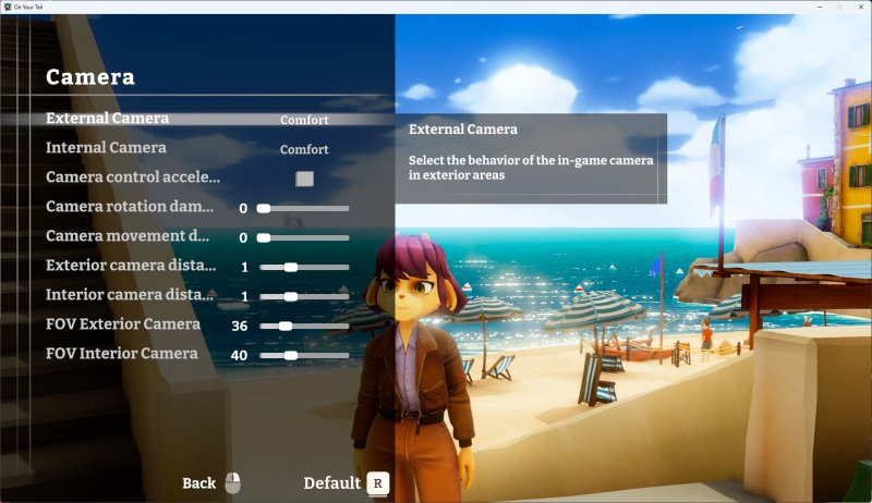 Il nuovo menù della telecamera di gioco Il nuovo menù della telecamera di gioco