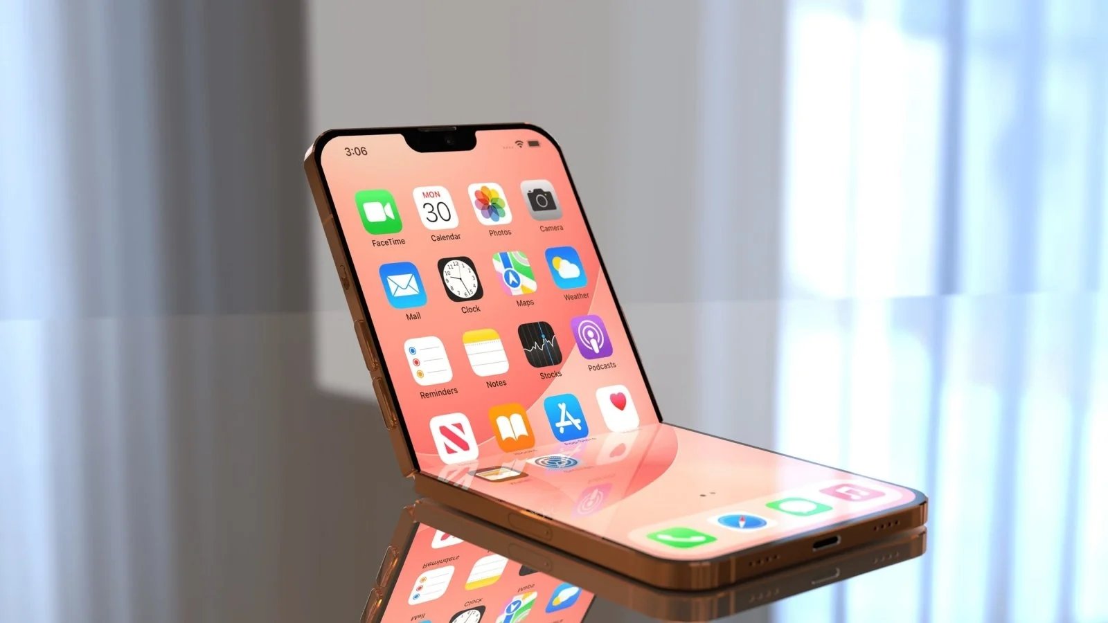 ipotetico iPhone pieghevole