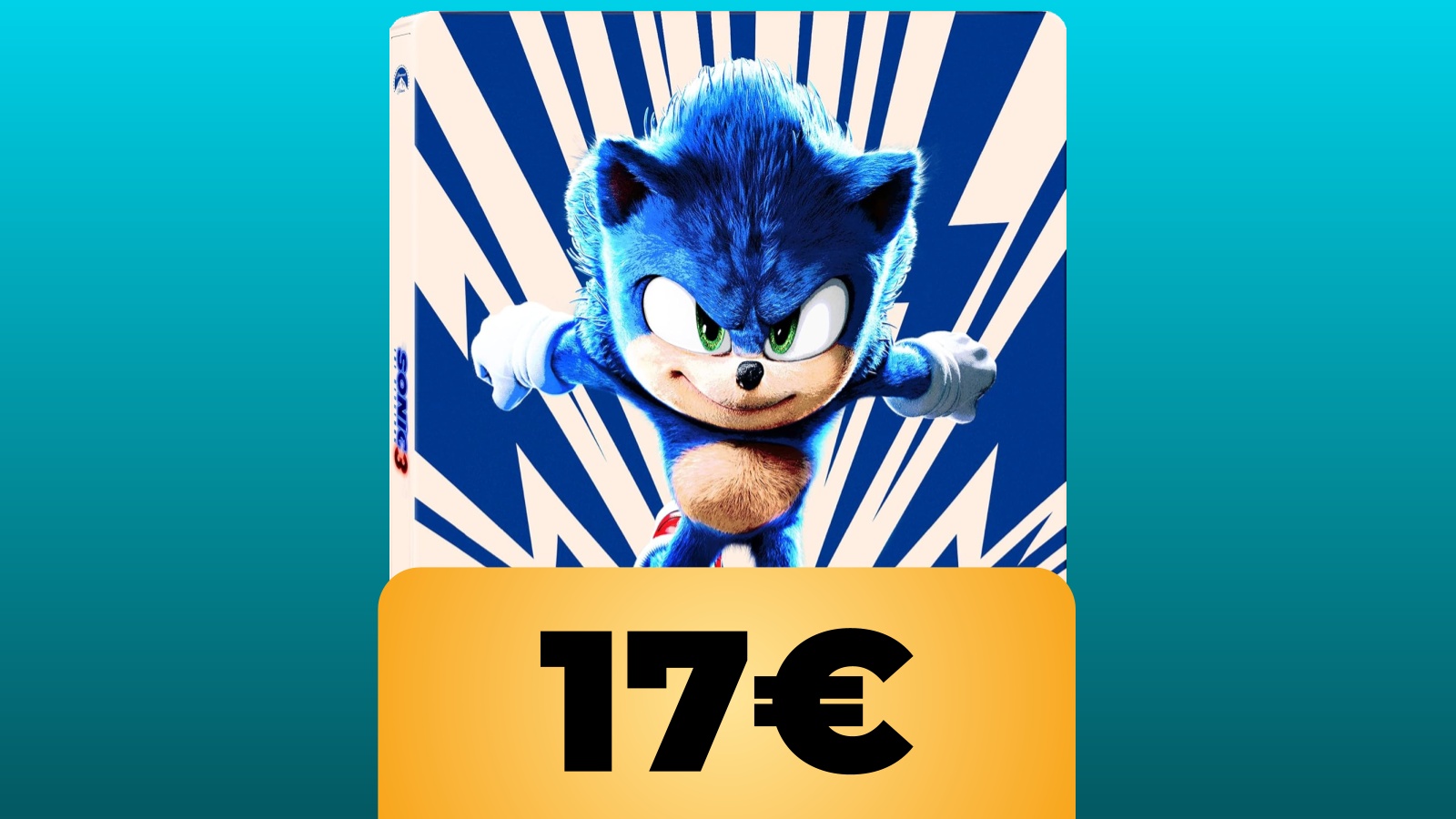 La confezione del film di Sonic 3 e il prezzo