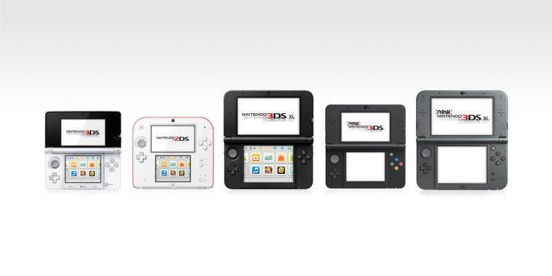 La famiglia Nintendo 3DS