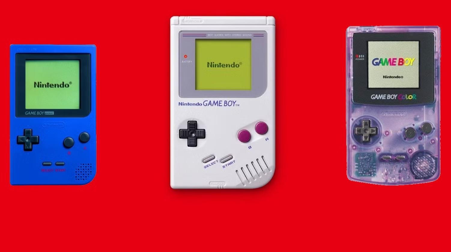 Tre versioni del Game Boy