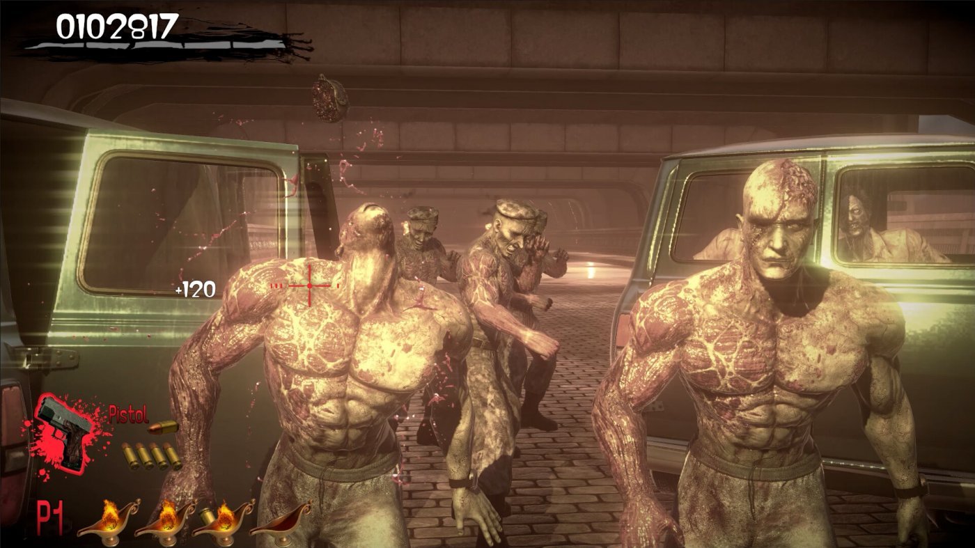 Alcuni zombi di The House of the Dead 2: Remake