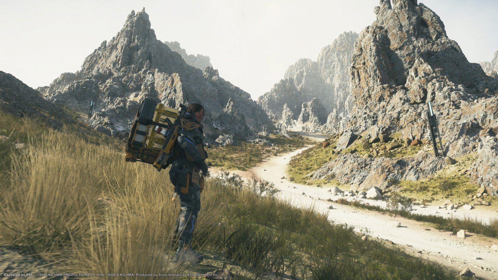 Un paesaggio di Death Stranding 2
