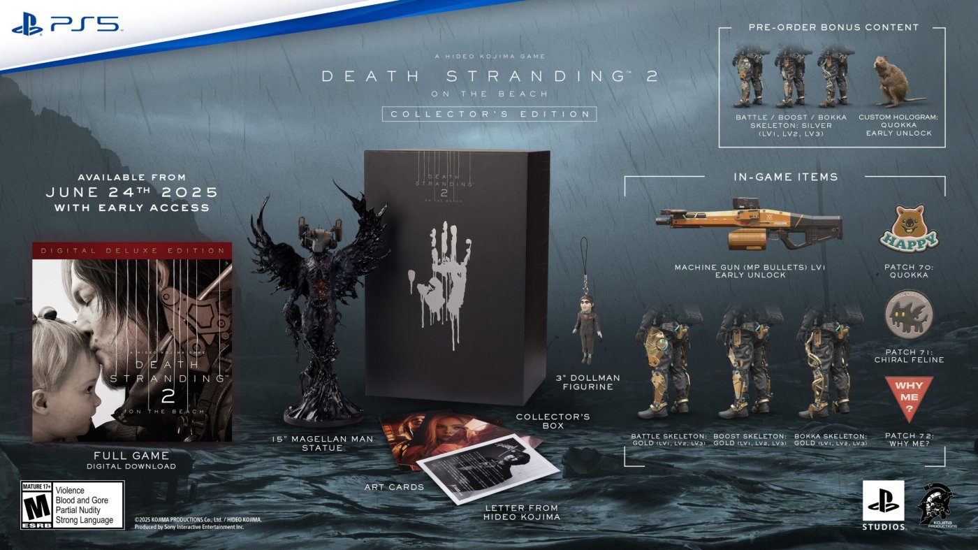 La Collector's Edition di Death Stranding 2: On the Beach