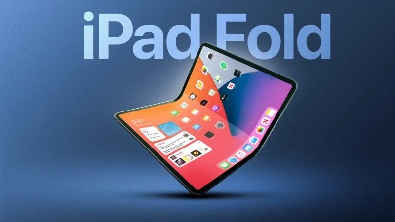 Un render di un iPad Fold