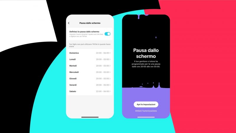 La funzione Pausa dallo schermo La funzione Pausa dallo schermo