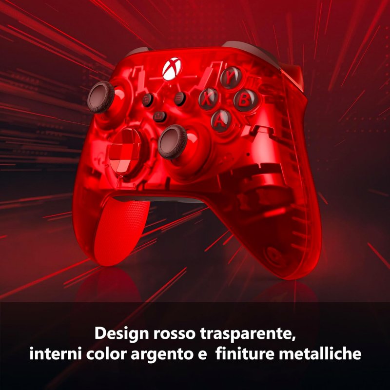 Il controller rosso trasparente Il controller rosso trasparente