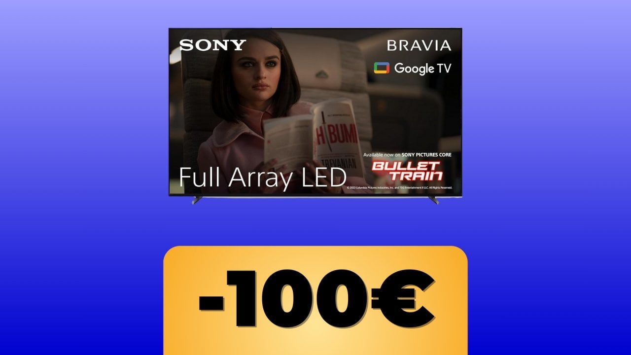 Sony BRAVIA XR 85" X90L: TV 4K Full Array con Google TV e prestazioni da gaming in offerta su Amazon