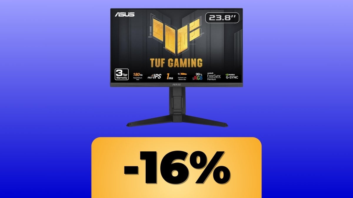 ASUS TUF GAMING VG249QL3A：Offerta Su AmazonでFHD 180Hzを監視