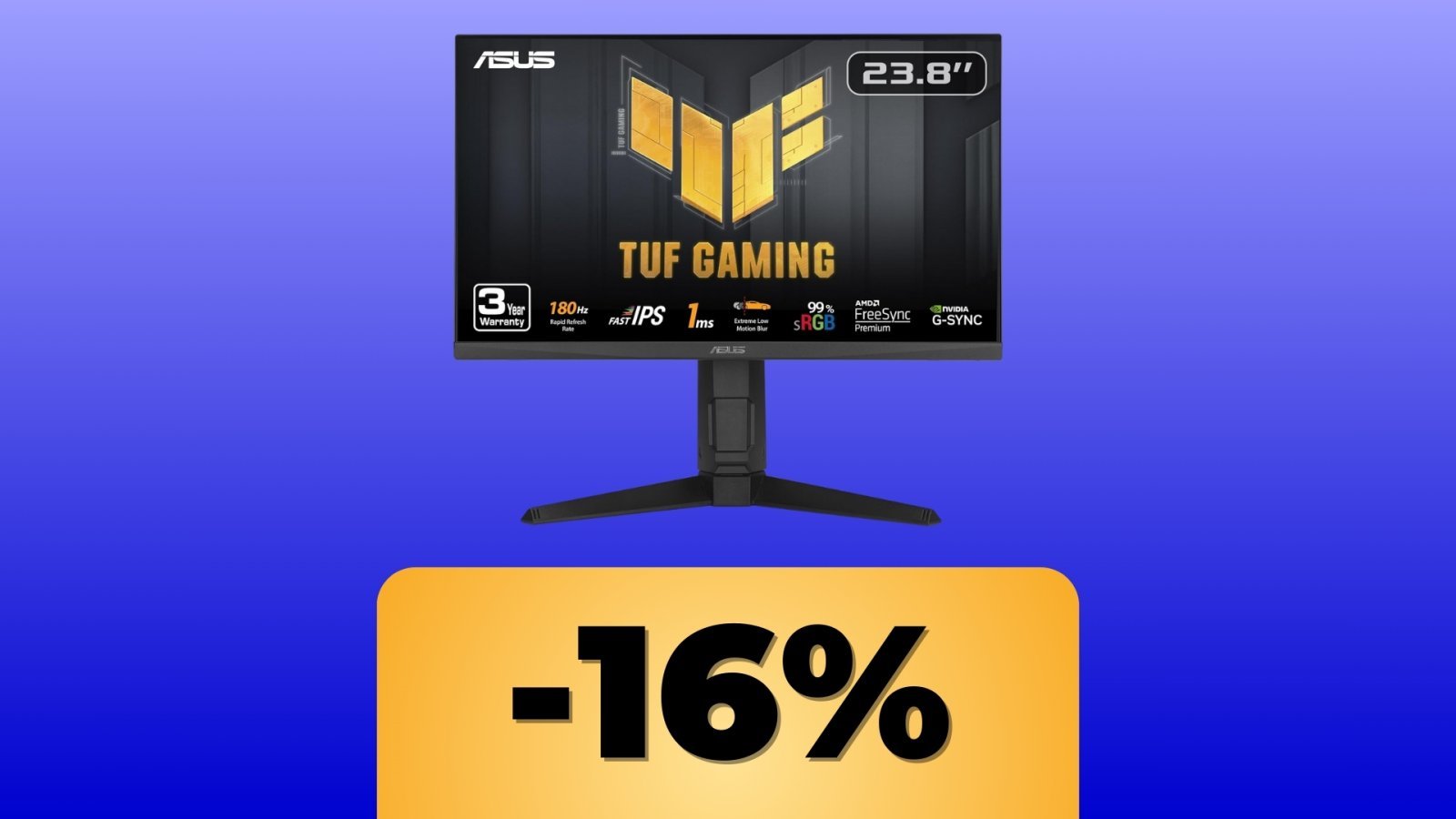 Il monitor Asus e lo sconto Amazon