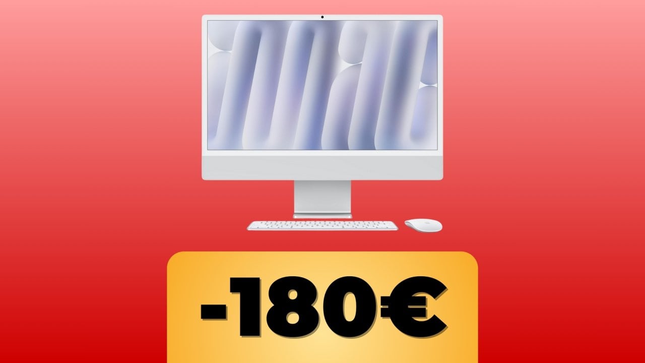 Apple iMac 24" con chip M4 in offerta su Amazon