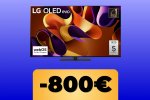 LG OLED evo 55' Serie G4S 2024 in offerta su Amazon: Smart TV 4K con processore α11 e Brightness Booster Max - Notizia