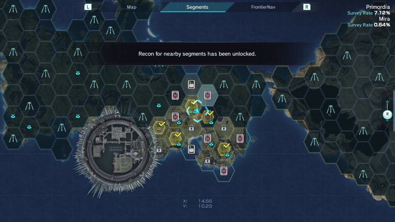 La nuova schermata del Frontier Nav nella Definitive Edition