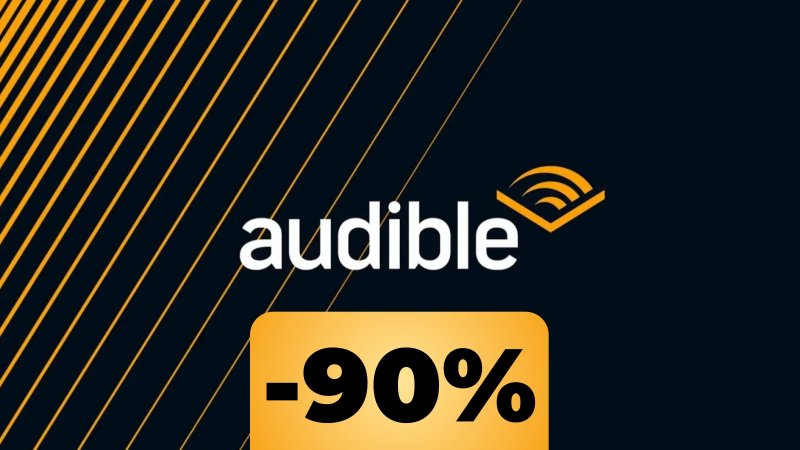 Audible è in sconto del 90% Audible è in sconto del 90%