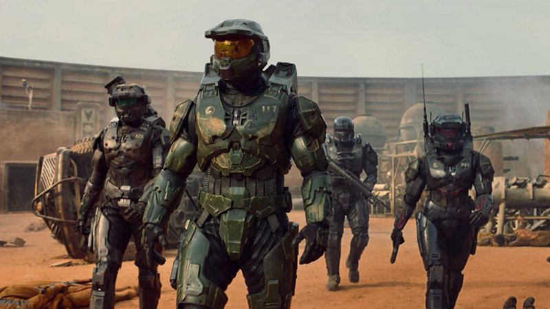 Una scena dalla serie TV di Halo Una scena dalla serie TV di Halo